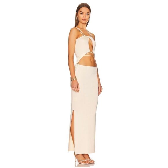 NWT Aya Muse Willow Dress in Off White, Size Large - Picture 2 of 15